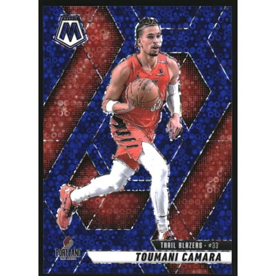 2024-25 Panini Mosaic Mosaic Fast Break Blue #157 Toumani Camara