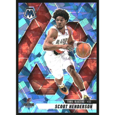 2024-25 Panini Mosaic Mosaic Ice #165 Scoot Henderson