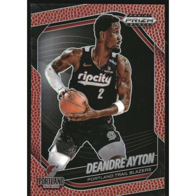 2024-25 Panini Prizm Black Prizms Basketball #22 Deandre Ayton