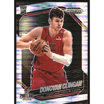 2024-25 Panini Prizm Black Prizms Pulsar #131 Donovan Clingan