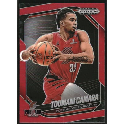 2024-25 Panini Prizm Black Prizms Red #149 Toumani Camara