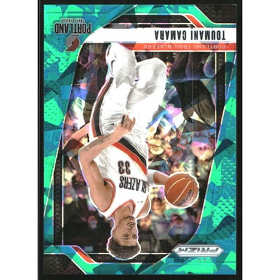 2024-25 Panini Prizm Prizms Teal Ice #215 Toumani Camara