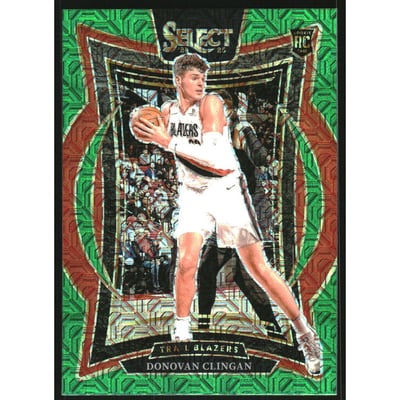 2024-25 Select Green Mojo Prizms #69 Donovan Clingan