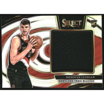 2024-25 Select Jumbo Rookie Swatches #12 Donovan Clingan