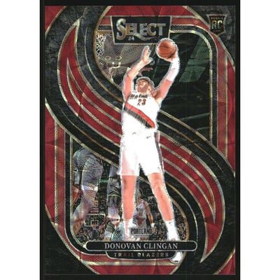 2024-25 Select Red Scope Prizms #199 Donovan Clingan