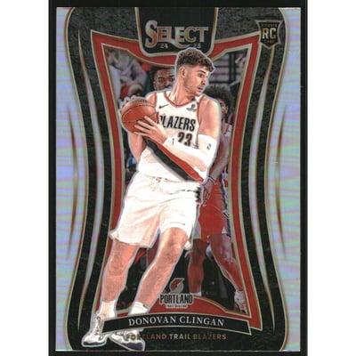 2024-25 Select Silver Prizms #390 Donovan Clingan