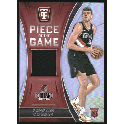 2024-25 Totally Certified Piece of the Game Materials #26 Donovan Clingan