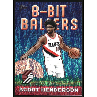 2025-26 Topps 8-Bit Ballers Holo Foil #8B14 Scoot Henderson