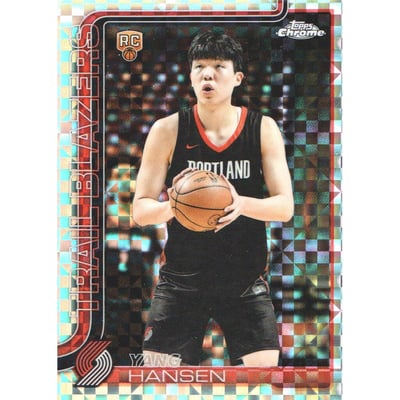 2025-26 Topps Chrome X-Fractors #266 Yang Hansen