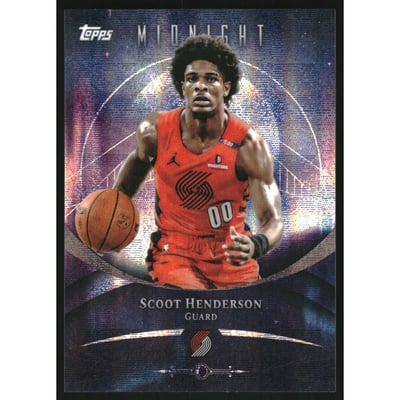 2025-26 Topps Midnight Moon Beam #53 Scoot Henderson