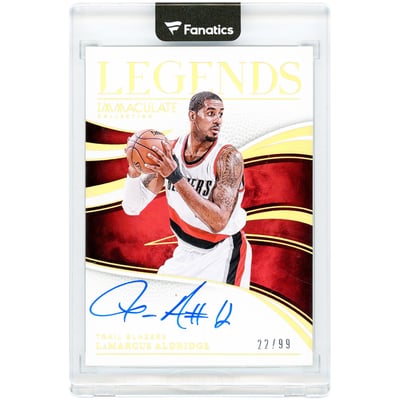 LaMarcus Aldridge Portland Trail Blazers Autographed 2024-25 Panini Immaculate Collection Legends #IL-LMA #22/99 Card