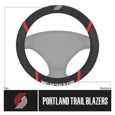Portland Trail Blazers Logo Brands Steering Wheel Cover
