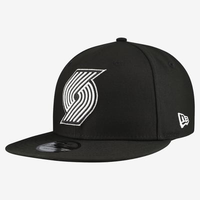  Portland Trail Blazers New Era Team 9FIFTY Snapback Hat - Black