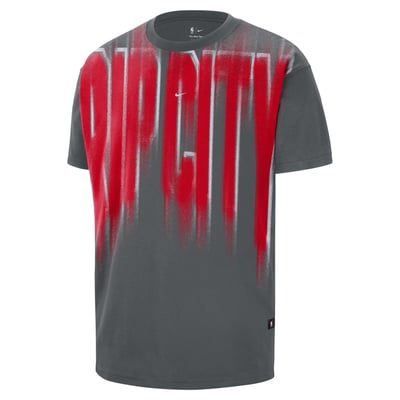 Portland Trail Blazers Nike 2026/27 Standard Issue Team Anthem T-Shirt - Gray