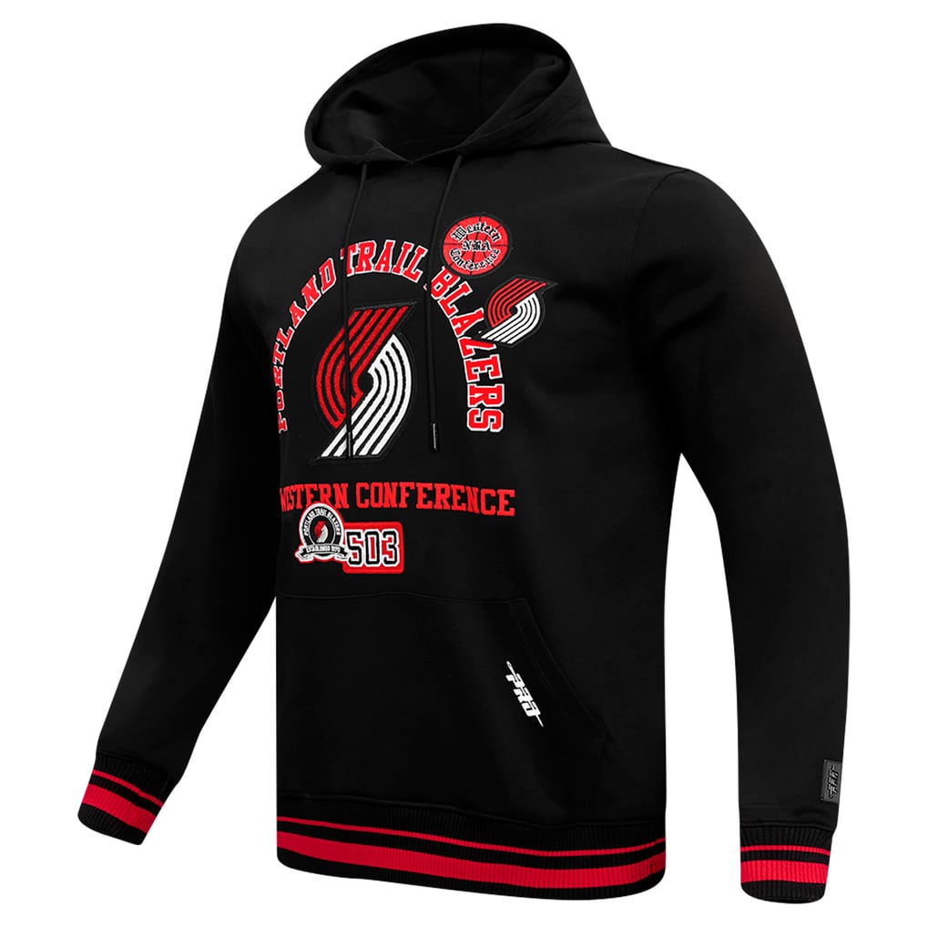 Portland Trail Blazers Pro Standard Area Code Pullover Hoodie - Black