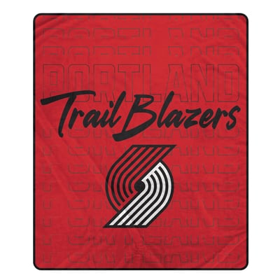 Portland Trail Blazers Pegasus Echo Script Fade 50" x 60" Ultra Soft Throw Blanket