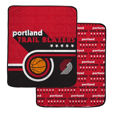 Portland Trail Blazers Pegasus Retro Baller Double-Sided 60" x 70" Ultra Cozy Blanket