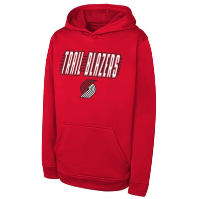 Portland Trail Blazers Outerstuff Youth Sack Party Performance Hoodie - Red