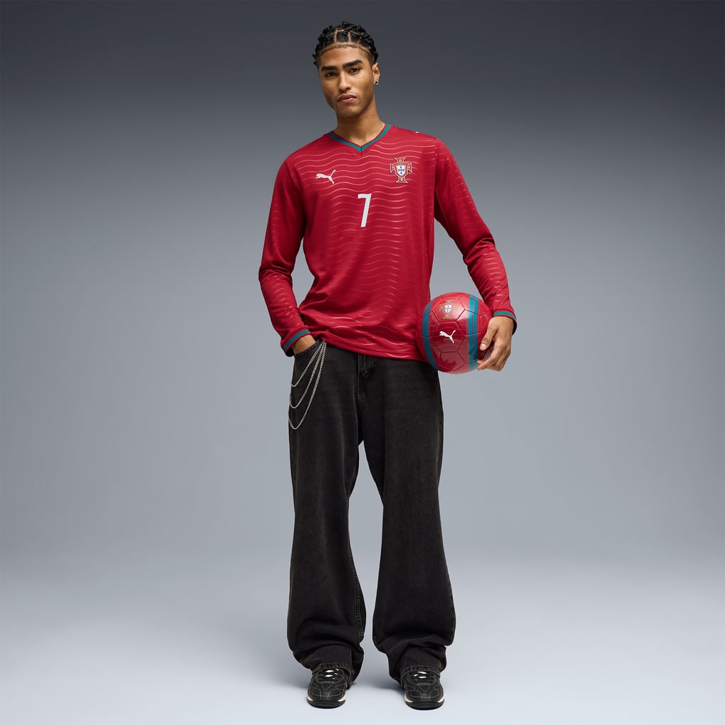 Cristiano Ronaldo Portugal National Team Puma 2026 Home Replica Long cristiano-ronaldo-portugal-national-team-puma-2026-home-replica-long