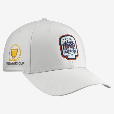 Presidents Cup Ahead Stratus Adjustable Hat - Gray
