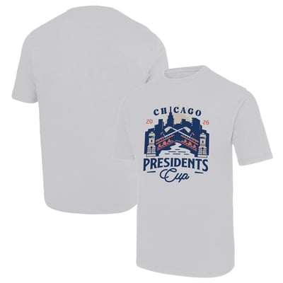 Ahead 2026 Presidents Cup Chicago Luke Tri-Blend T-Shirt - White
