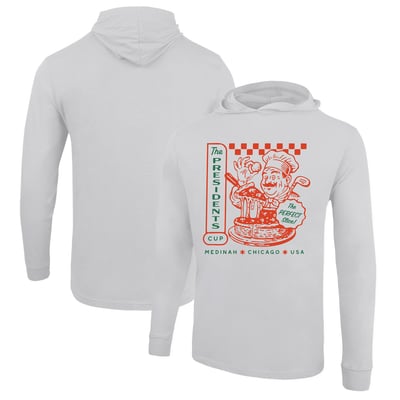 Ahead 2026 Presidents Cup Perfect Slice Cody Long Sleeve Hooded T-Shirt - White