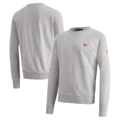 Team USA B. Draddy 2026 Presidents Cup Russ Sweatshirt - Heather Gray