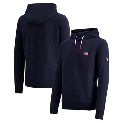 U.S. Team B. Draddy 2026 Presidents Cup Tri-Blend Andy Hoodie - Navy