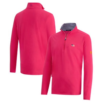 Team USA B. Draddy 2026 Presidents Cup Jack Quarter-Zip Pullover - Red