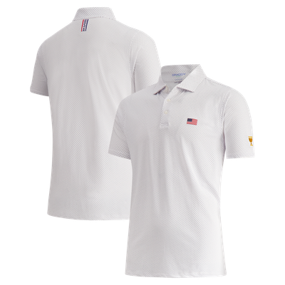 Team USA B. Draddy 2026 Presidents Cup Captain Cool Polo - White