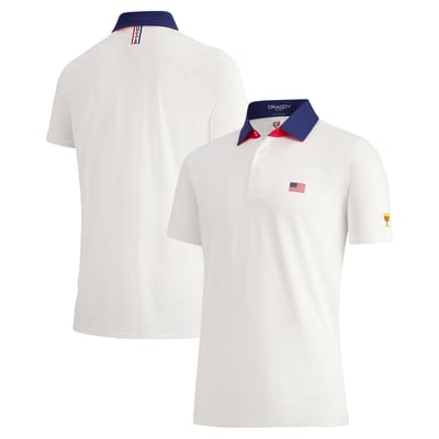 Team USA B. Draddy 2026 Presidents Cup CB Polo - White