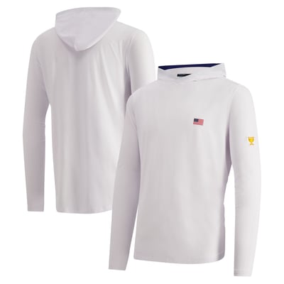 Team USA B. Draddy 2026 Presidents Cup Cool Olin Lightweight Hoodie - White