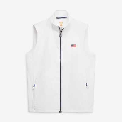 U.S. Team B. Draddy 2026 Presidents Cup Everyday Full-Zip Vest - White