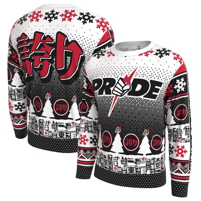 ProSphere Youth PRIDE Fighting Championships Holiday Sweater - White