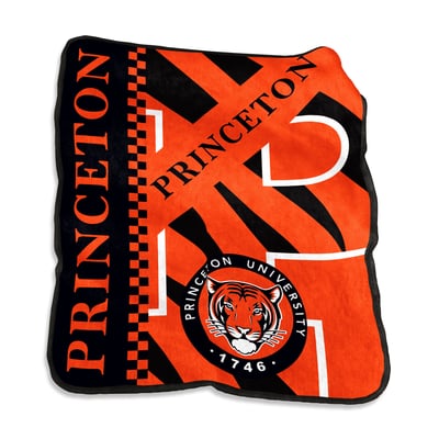 Princeton Tigers Logo Brands 50" x 60" Victory Collage Raschel Throw Blanket