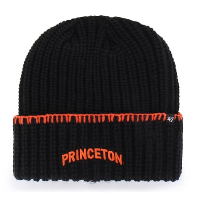  Princeton Tigers '47 Women's Blanket Stitch Cuff Knit Hat - Black