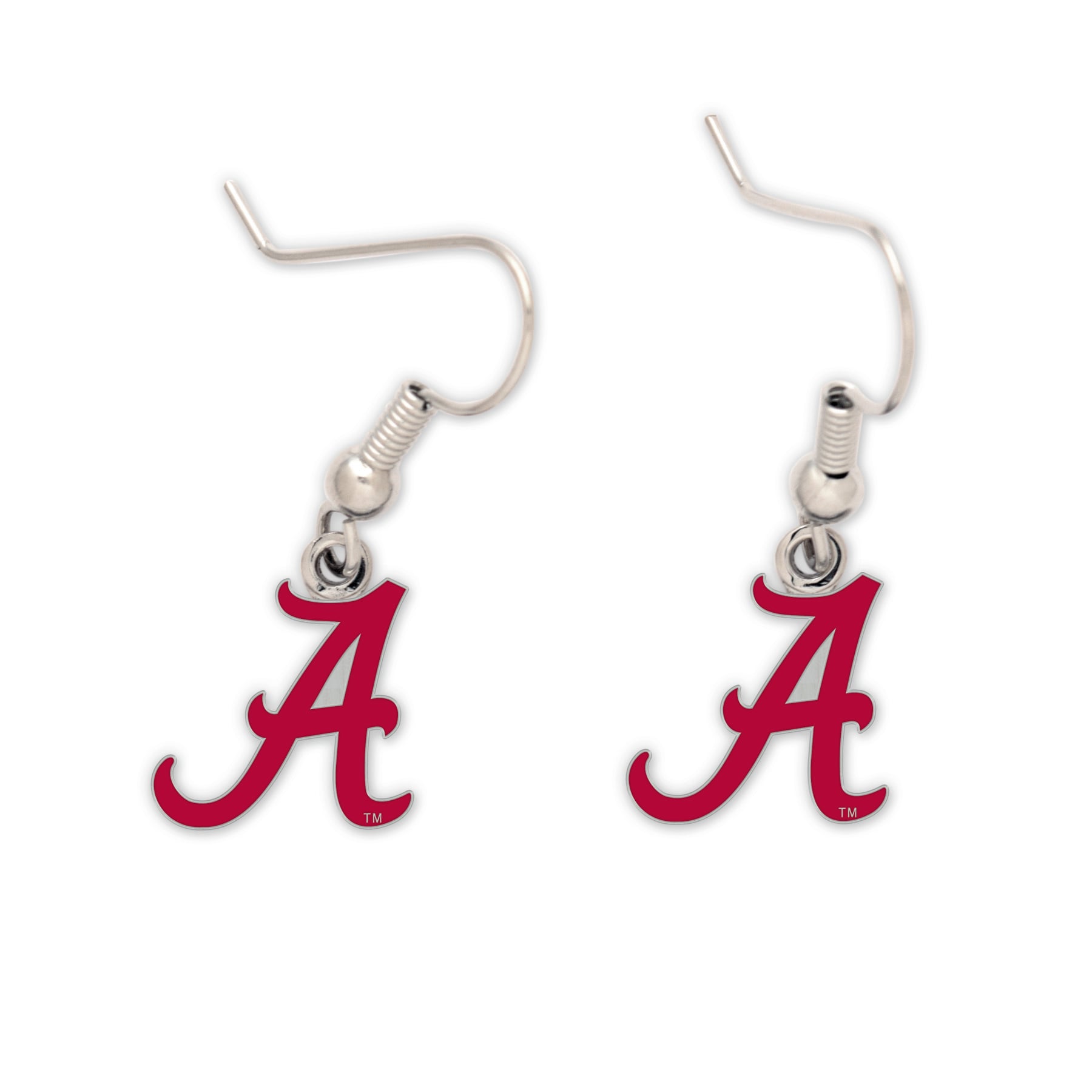 Alabama Crimson Tide Dangle Earrings - Fan Bead - NCAA Licensed Jewelry