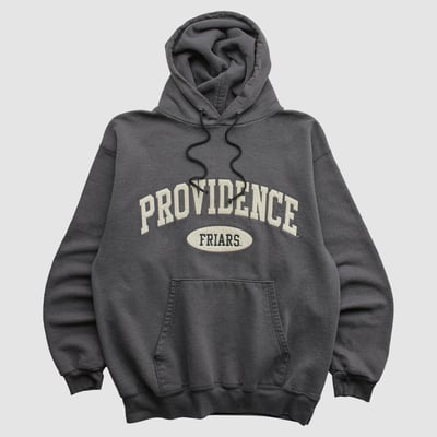 Providence Friars Champion 2000s Hooded Pullover Sweatshirt - Charcoal - XS by Fanatics Real Vintage