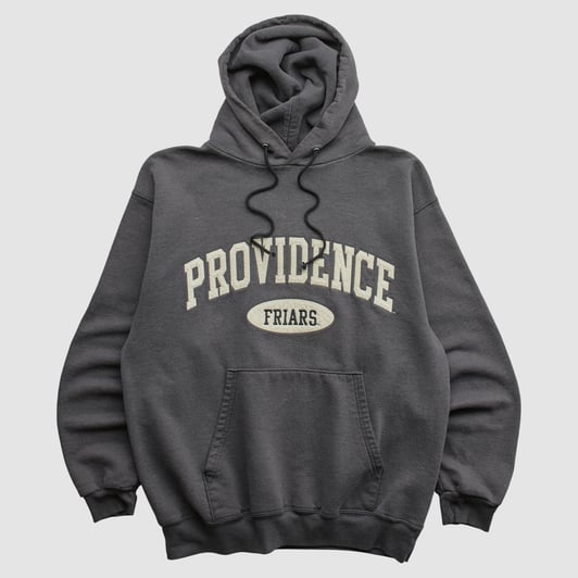 Providence Friars Champion 2000s Hooded Pullover Sweatshirt - Charcoal - XS by Fanatics Real Vintage