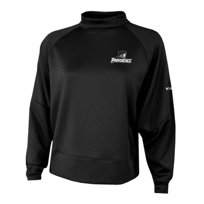  Providence Friars Columbia Women's Par-Performance Raglan Dolman Mock Neck Sweatshirt - Black