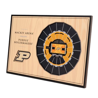 Purdue Boilermakers Fanpoint 12'' x 8'' 3D StadiumView Arena Desktop Display