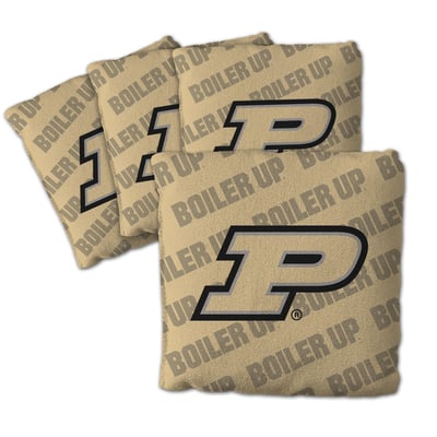 Purdue Boilermakers Fanpoint Four-Piece Cornhole Bag Set