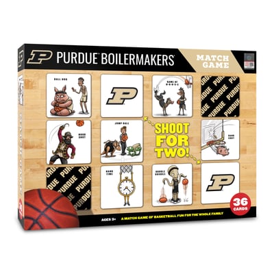 Purdue Boilermakers Fanpoint Licensed Memory Match Game