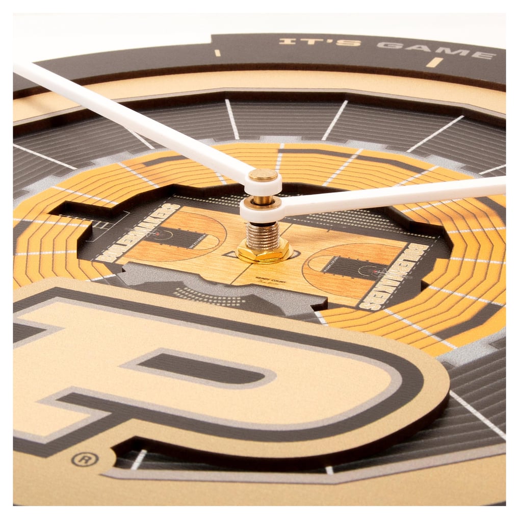 Purdue Boilermakers Fanpoint StadiumView 3D Wall Clock
