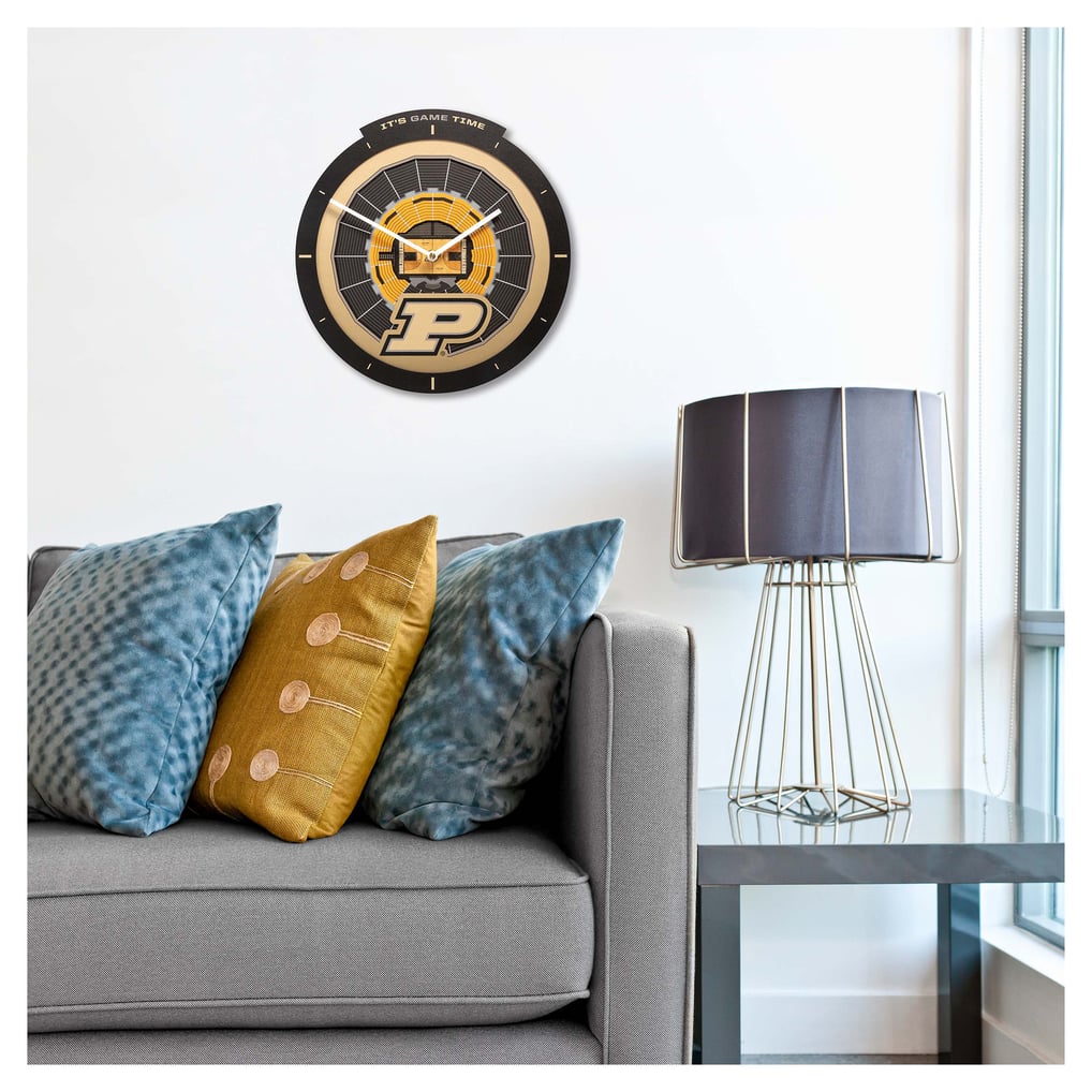 Purdue Boilermakers Fanpoint StadiumView 3D Wall Clock