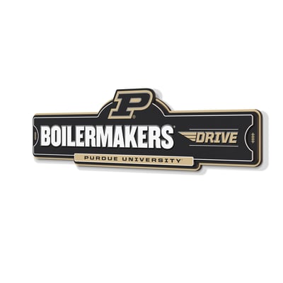 Purdue Boilermakers IDNA 3D Street Sign