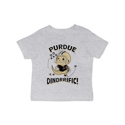 Purdue Boilermakers Vive La Fete Infant Dinorrific T-Shirt - Gray