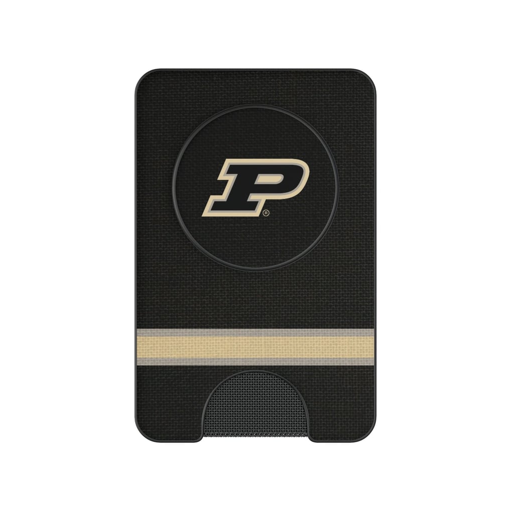 Purdue Boilermakers Keyscaper Stripe PopSockets Magnetic Wallet