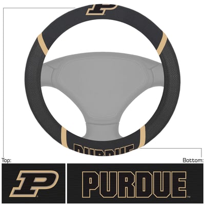 Purdue Boilermakers Logo Brands Steering Wheel Cover