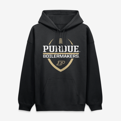  Purdue Boilermakers Football Fan Hoodie - Black